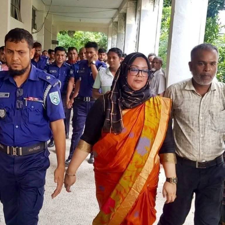 সাংবাদিক নির্যাতনকারী ডিসি সুলতানা কারাগা‌রে