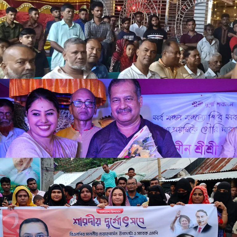 শারদীয় দুর্গোৎসবে সাবেক সাংসদ স্বপন