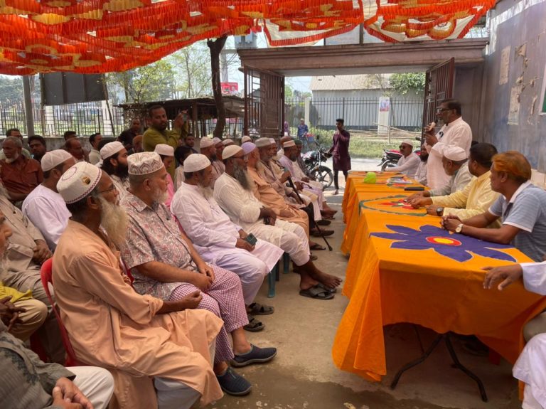 বাংলাদেশ জাতীয়তাবাদী ওলামা দল ভেড়ামারা উপজেলা শাখার উদ্যোগে বিশাল কর্মী সমাবেশ