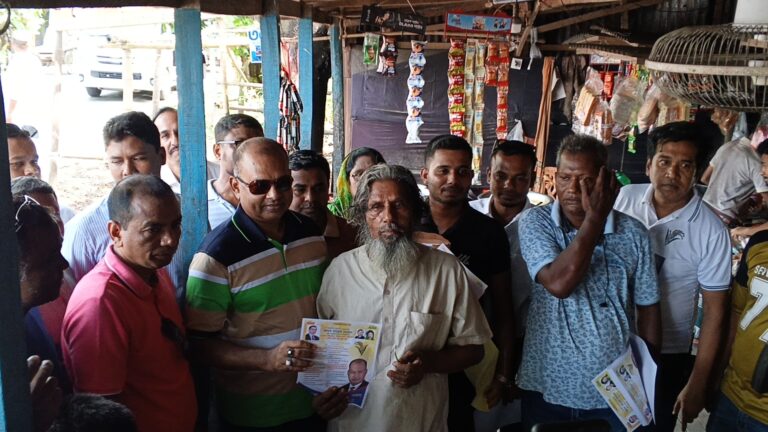 আগৈলঝাড়ায় বিএনপি নেতা এড. গাজী কামরুল ইসলাম সজলের আহ্বান