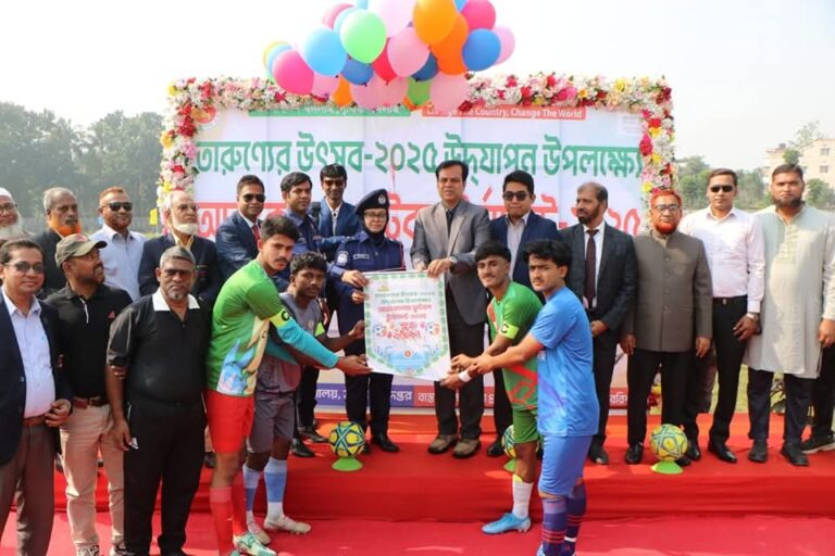 বরিশালে আন্তঃকলেজ ফুটবল টুর্নামেন্ট ২০২৫ এর বর্ণাঢ্য উদ্বোধন