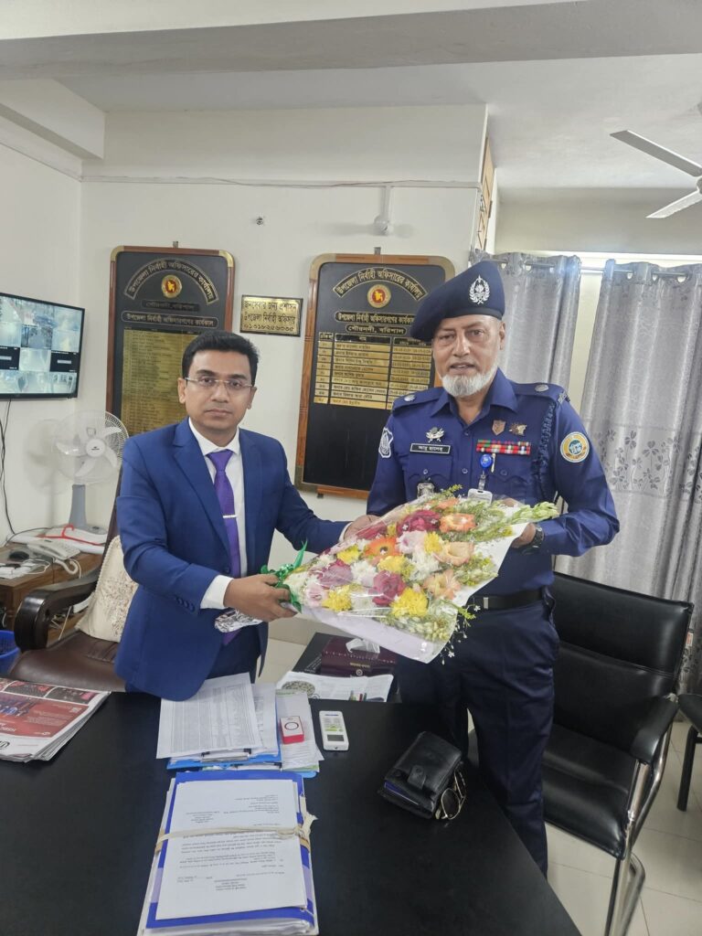 গৌরনদী সার্কেলে নবাগত অতিরিক্ত পুলিশ সুপারের সাথে ইউএনওর সৌজন্য সাক্ষাৎ