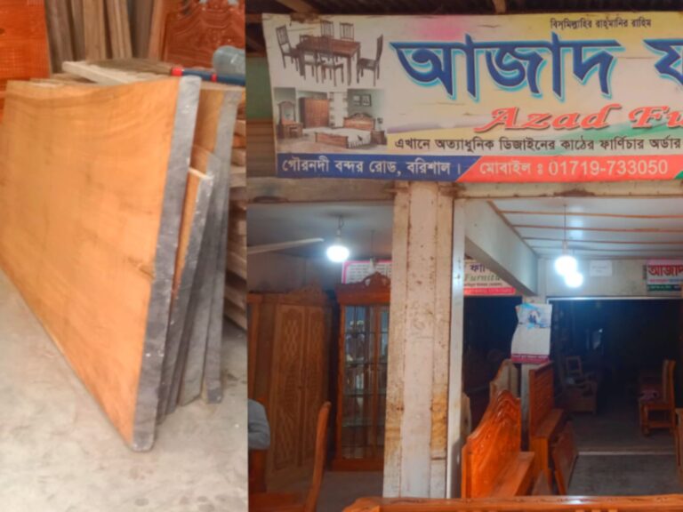 ডেইলী বরিশাল  সংবাদ প্রকাশের পর চুরি যাওয়া কাঠ ফেরত পেল আজাদ ফার্নিচার, চোর এখনো অধরা
