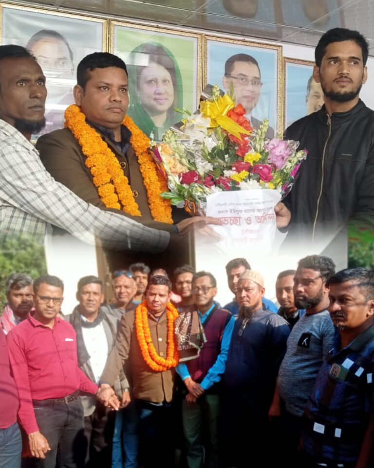 গৌরনদীতে কুয়েত প্রবাসী যুবদল নেতা ইউসুফ খানকে গণসংবর্ধনা